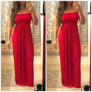 Lightly Used Forever 21 Red Maxi Dress